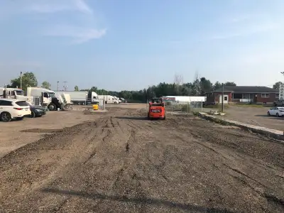 3-Acre highly secure yard —just off Highway 401 at Exit #186—Willington and Exeter Road. Security fe...