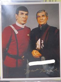 Sarek, Mark Lenard, Spock's father in Star Trek - Autograph