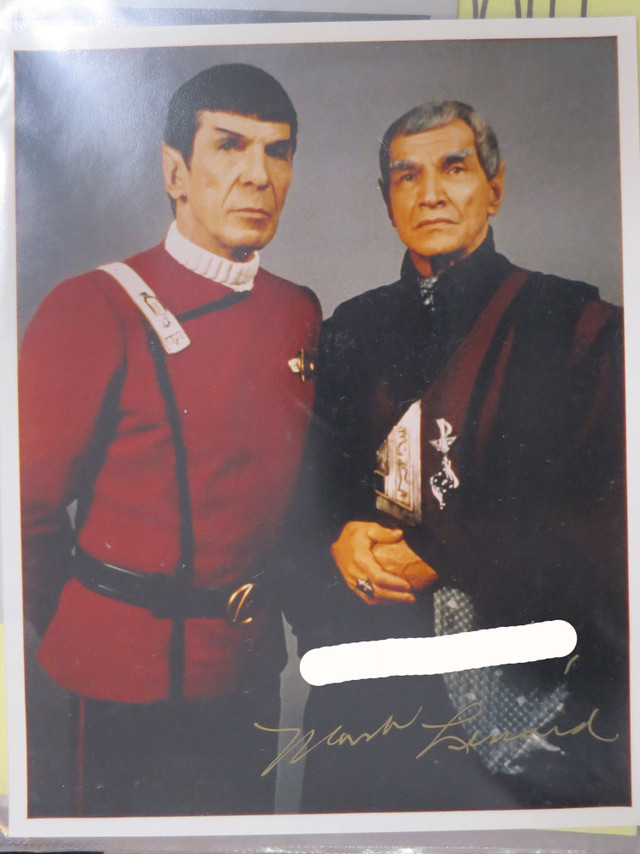Sarek, Mark Lenard, Spock's father in Star Trek - Autograph in Arts & Collectibles in Trenton
