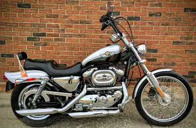 Extremely rare Factory Ducktail Sportster. Correct paint and pinstriping, exact match for the 100th...