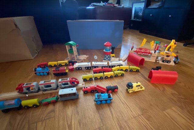 big train set toy