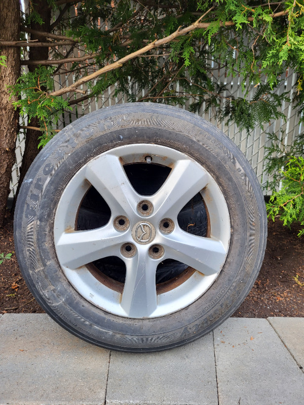 4 roues Mazda Firestone Affinity S4 195/65 R15 M+S dans Pneus et jantes  à Longueuil/Rive Sud