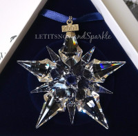 Swarovski Crystal 2001 Christmas Star Annual Large Ornament