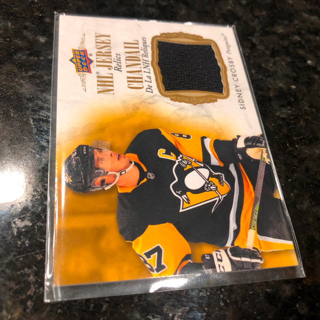 2020-21 UPPER DECK TIM HORTONS #J-SC SIDNEY CROSBY JERSEY RELICS in Arts & Collectibles in Strathcona County - Image 3