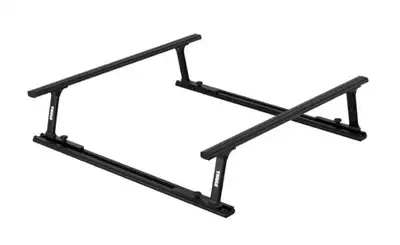 Thule track rack Slidable rack Easily removable Locking set screws Retractable ratchets all 4 corner...