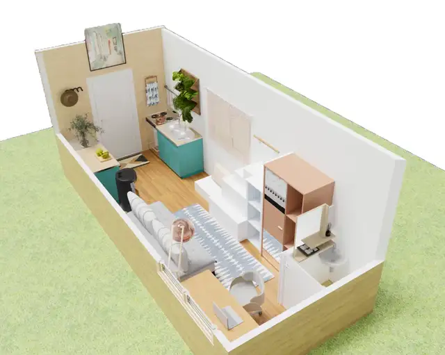Tiny Home on Wheels - Add a Guest Suite or Retreat to Your Land63683059563523124