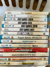 Nintendo Wii u console sold but games & others  available