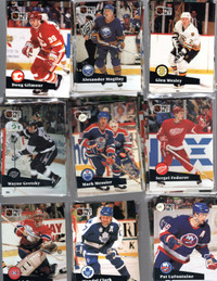 1991-92 Pro Set Hockey series 1 complete base set, 1-345