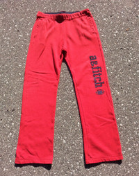 Boys Red Abercrombie Pants