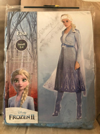 Frozen 2 Elsa Women's Costume Size Small 2-4