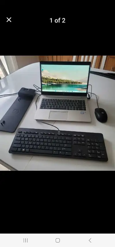 HP Elitebook 840 G5 i7 processor, 16GB, 512 SSD hard drive with, View more