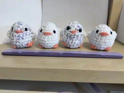 crochet duck stuffie, View more