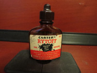 vintage Carter's Rytoff Ink Eraser Liquid still half full