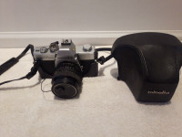 Minolta SRT200 w/ Auto Aubell 135mm F2.8 Lens