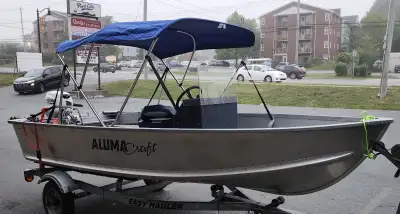 i have a new 2024 14ft alumacraft boat with a new 2023 suzuki 9.9 out board and a 2011 trailer boat...