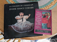 Disque et livre de Jeanne-Mance Cormier