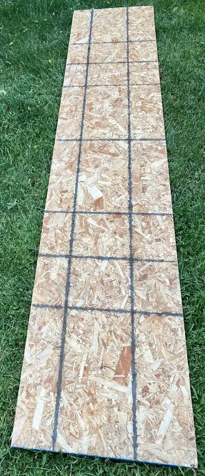 Strand Board cut-off 8ft x 18 in x 7/16 in thick, View more