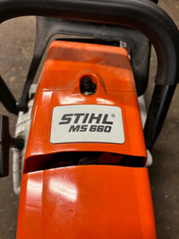 Stihl ms660 chainsaw 