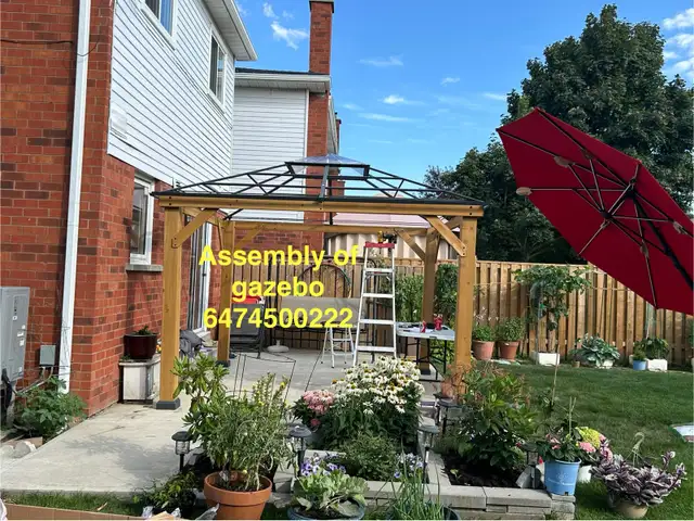 assembly of gazebo in Patio & Garden Furniture in Mississauga / Peel Region - Image 3