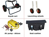 SATURN BOAT ACCESSORIES - Wheels, Air Pump, Bimini, Seat, Cart