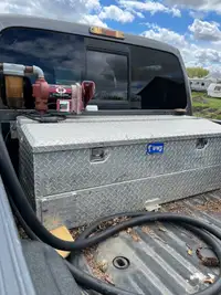 Fuel tank/ Tool Box complete with pump