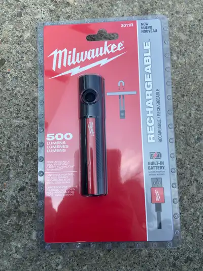 MILWAUKEE Rechargeable Flashlight with Magnet, View more
