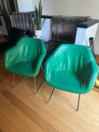 VINTAGE MCM ROBIN DAY CHROME SHELL CUAIRS MID CENTURY MODERN, View more