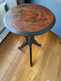 Antique accent table 