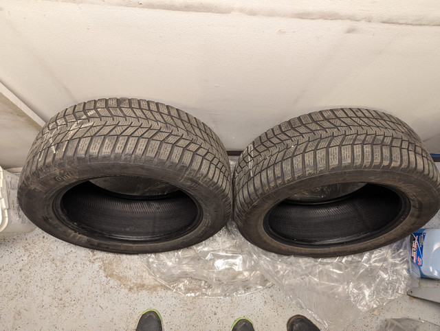 2 Toyo and 2 Continental Winter Tires (used - good condition) dans Pneus et jantes  à Ville de Montréal - Image 3