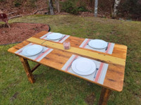 Kitchen or Dining room table from reclaimed barn wood