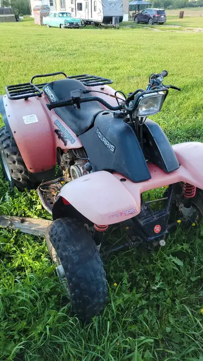 The quad is almost complete. Just missing outer cover for the pull start and the chain for the 4wd....