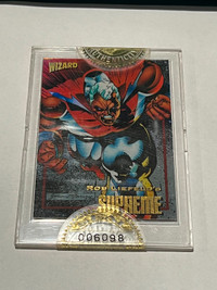 Supreme 1993 Wizard Magazine Series 2 Card #5 Promos Gold SEALED