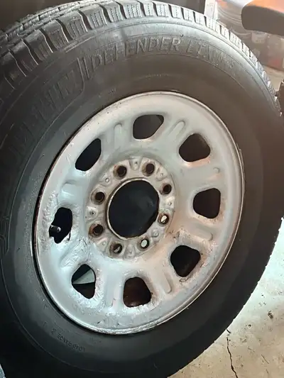 I have spare set of tires and rims that came off 2012 Silverado 2500 HD Work Truck with 8 bolt patte...
