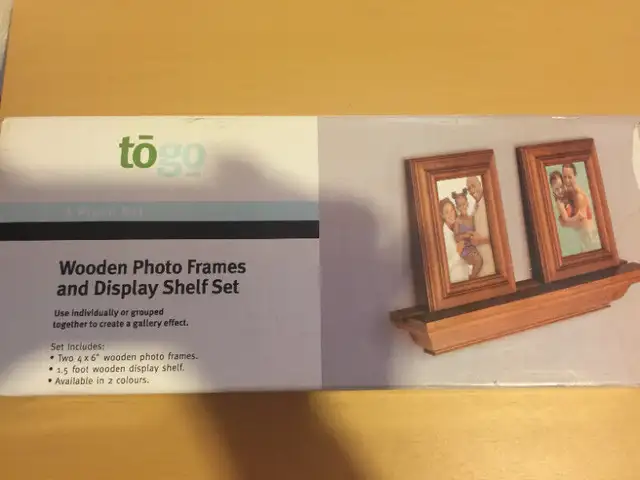 Wooden Photo frames with display shelf in Home Décor & Accents in Hamilton - Image 3