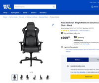 Anda Seat Dark Knight Premium Gaming Style Office Chair