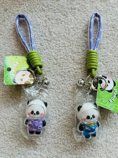 Cute panda key chain, View more