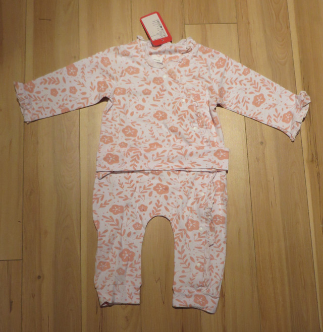 Pyjama Pour Fille 1-pièce, coton Grandeur 9/12 Mois & 6/9 Mois dans Vêtements - 4T  à Ville de Québec