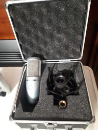 AKG Perception 220. XLR mic and preamp