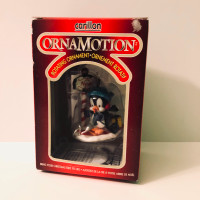 Vintage 1989 Carillon Ornamotion Penguin Rotating Ornament