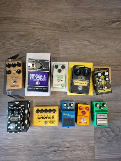 I'm clearing out some of the less used pedals I've collected over the years, deals are available for...