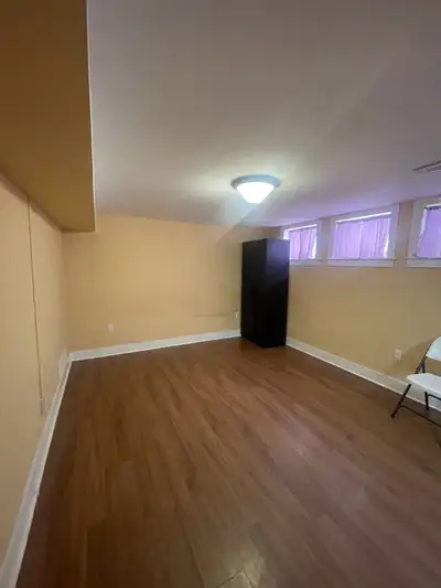 Basement room near subway station