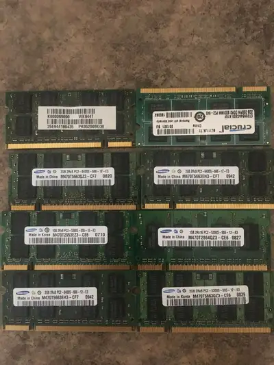 Laptop memory $5 , View more