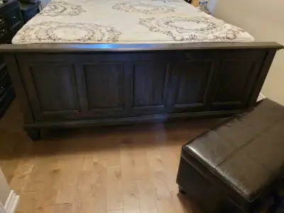 King Bed frame with head board and foot board, View more