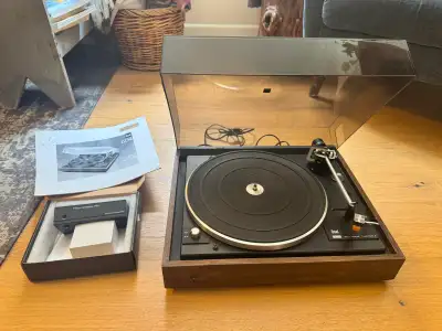 Vintage Dual 504 Turntable (Pro-Refurbed) + BONUS Phono Preamp, View more