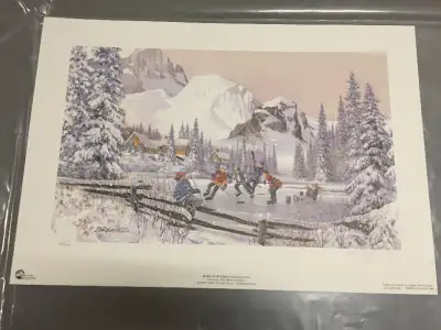 "HE SHOOTS HE SCORES" Doug Laird Signed & Numbered Ltd Ed Litho, View more