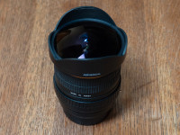 Olympus mount Samyang 8mm lens