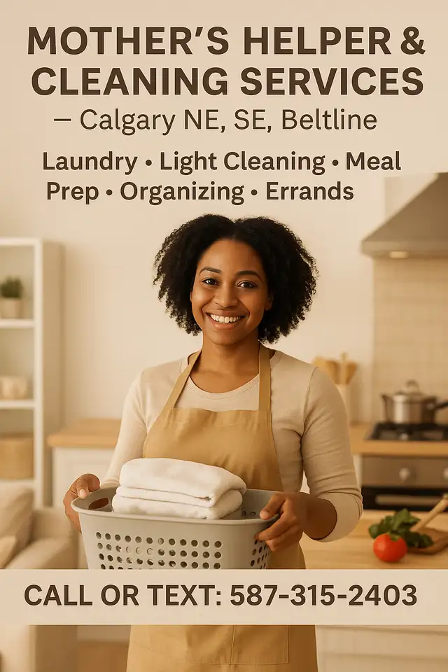 Need a Break? Flexible Household Help Available628643543449621229