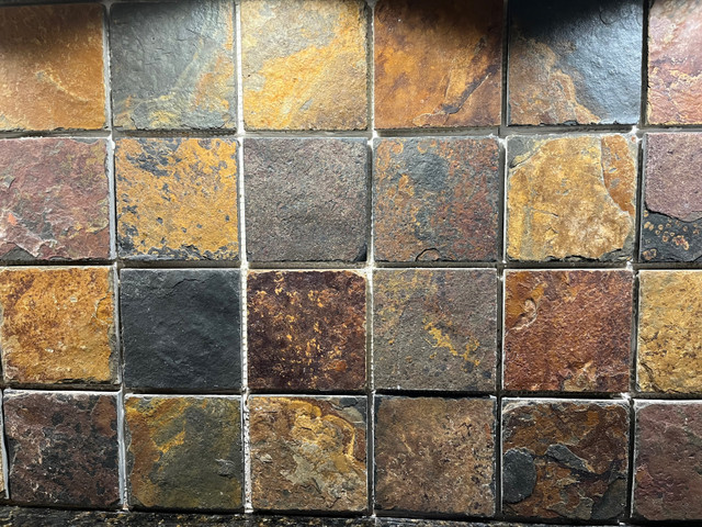 Natural Stone Tile for Backsplash, Multi-Coloured Slate in Floors & Walls in City of Toronto - Image 2
