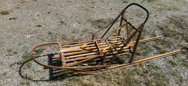 slider dog sled wood kicksled 21” width and 100” long in Water Sports in Moncton - Image 4