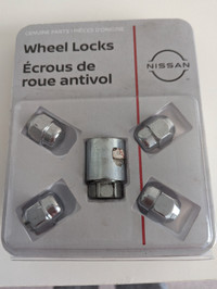 Nissan Genuine Wheel Lock for Altima, Sentra, Rogue, Kicks+more